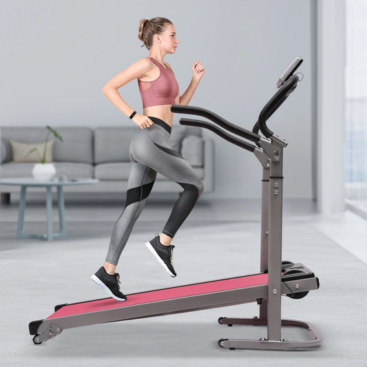 Folding Treadmill with Incline with LED Monitor Running Jogging Walking Exercise Machine