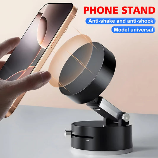 NEW Double-sided Vacuum Magnetic Suction Cup Folding Swivel Stand Suction