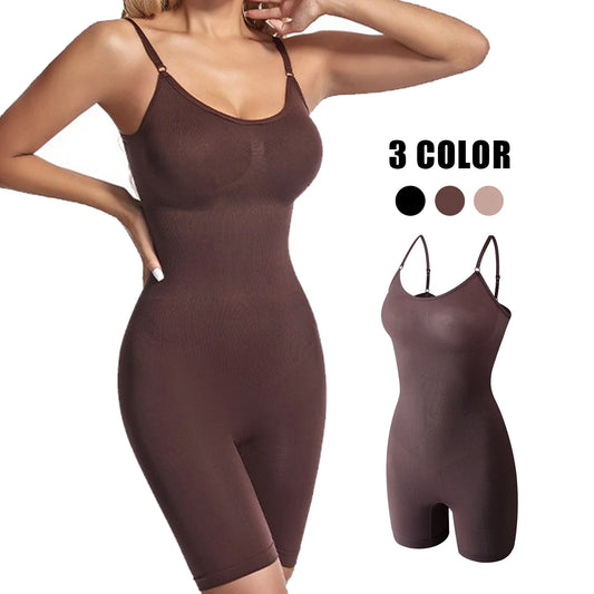 Women Bodysuit Sexy Shapewear Boxer Briefs Tummy Control Full Shaper Slimming